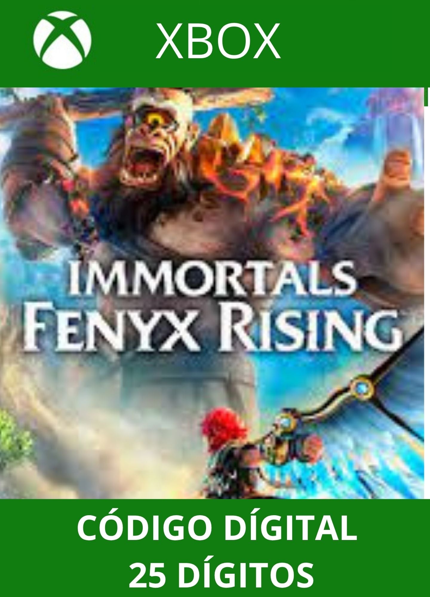Immortals Fenyx Rising XBOX ONE/SERIES Código 25 Digítos
