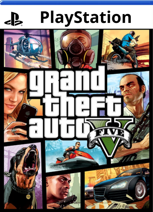Gta 5 Grand Theft Auto V (Modo História/Online) Ps4/PS5 Mídia Digital