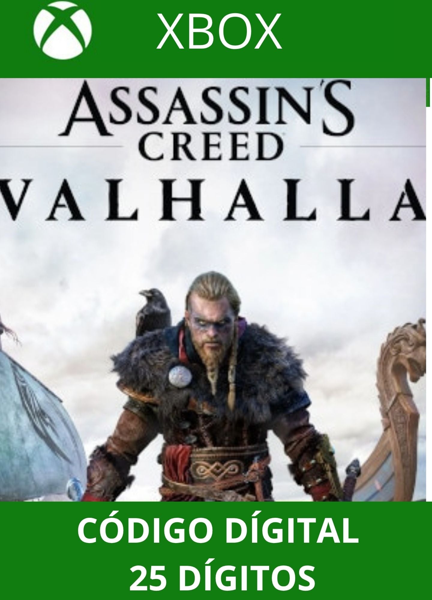 Assassin's Creed Valhalla XBOX ONE/SERIES Código 25 Digítos