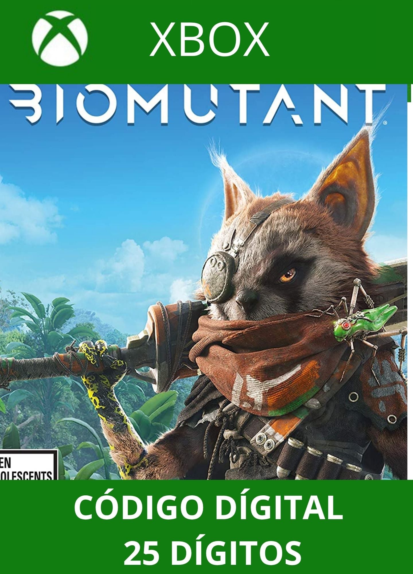 Biomutant XBOX ONE/SERIES Código 25 Digítos