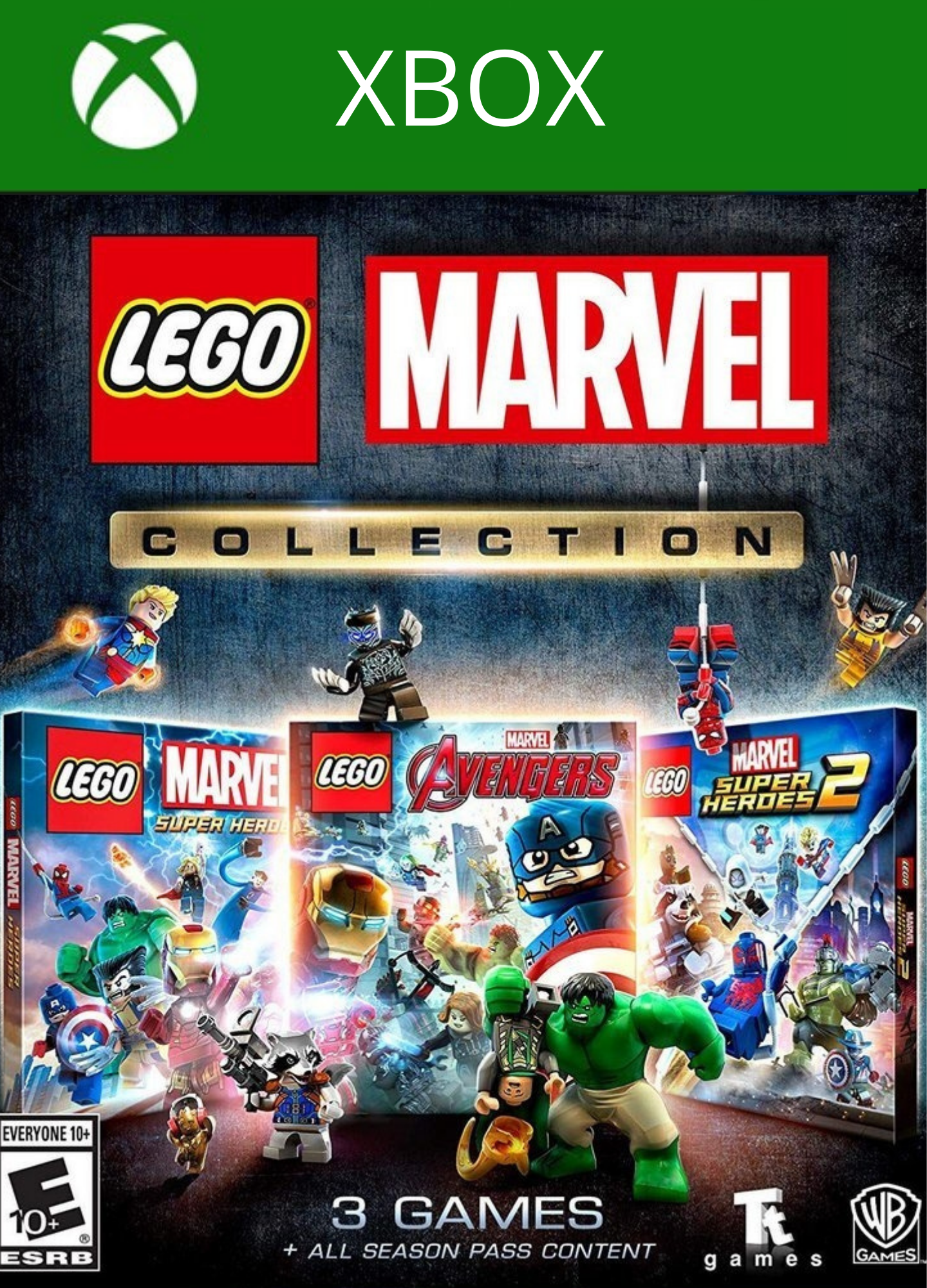 Coleção Lego Marvel Vingadores Super Heroes Xbox One/Series Mídia Digital
