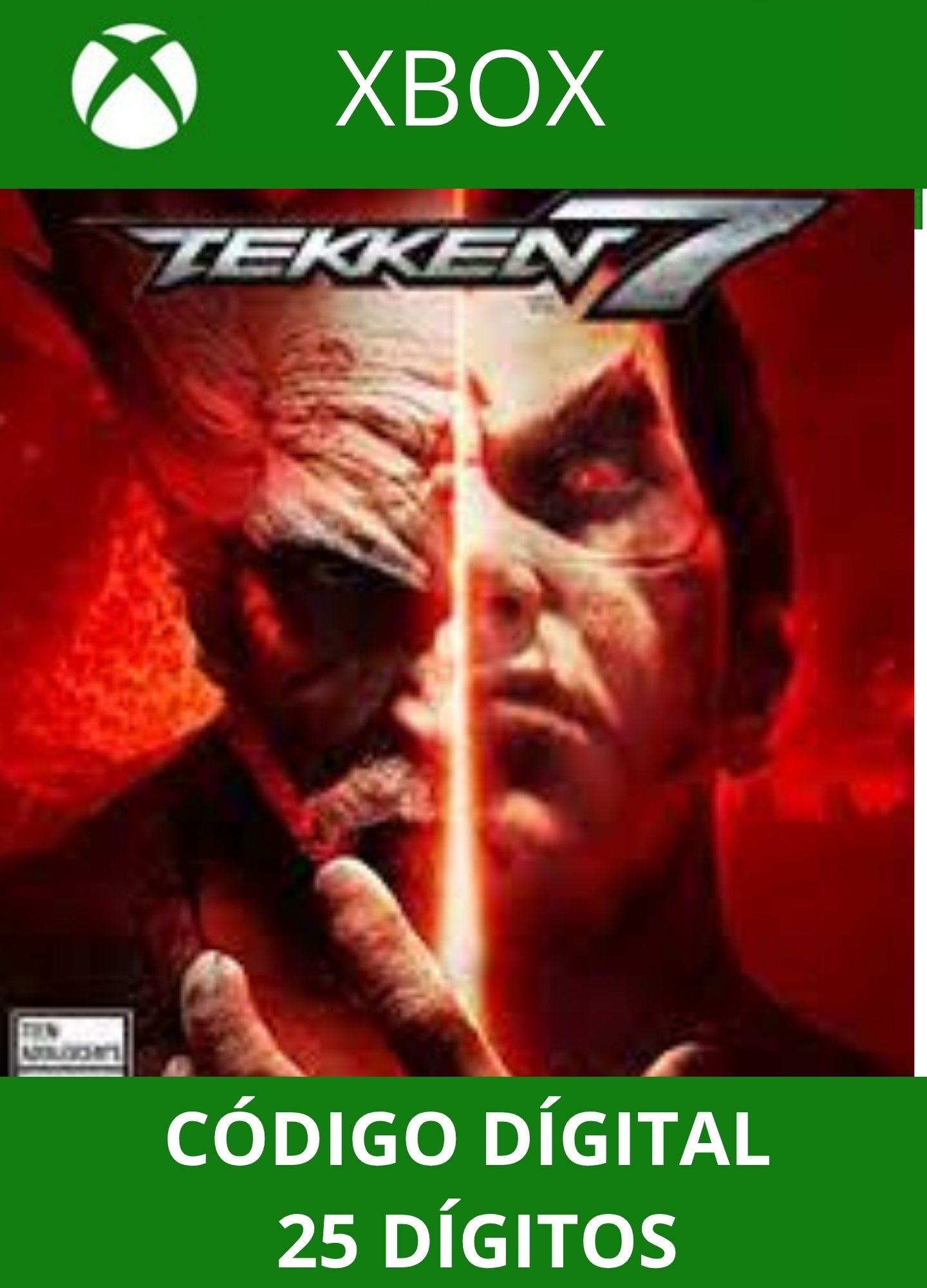 TEKKEN 7 XBOX ONE/SERIES Código 25 Digítos