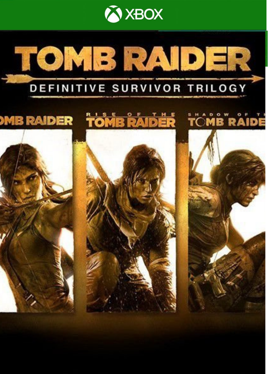 Tomb Raider: Definitive Survivor Trilogy Xbox One/Series Mídia Digital