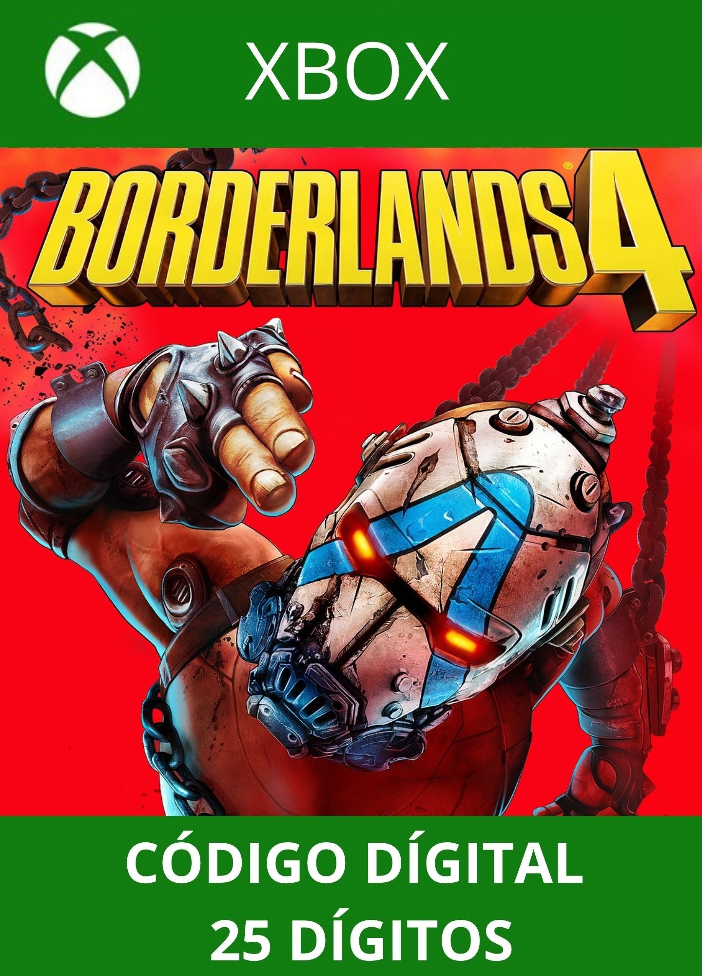 Borderlands 4 SERIES S/X Código 25 Digítos