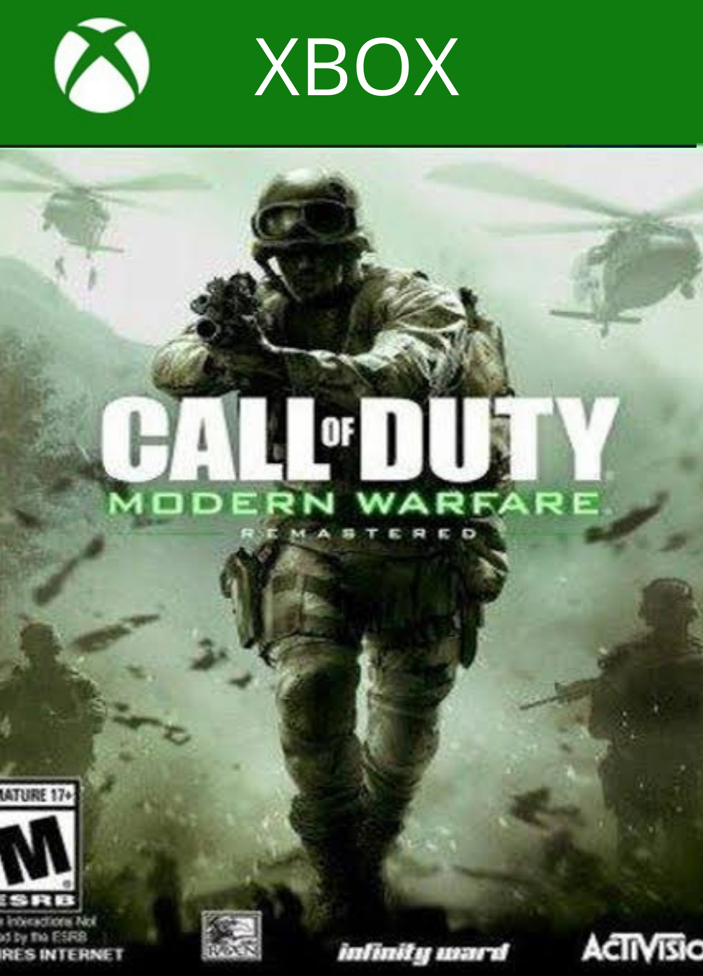 Call Of Duty Modern Warfare Remastered Xbox One/Series Mídia Digital