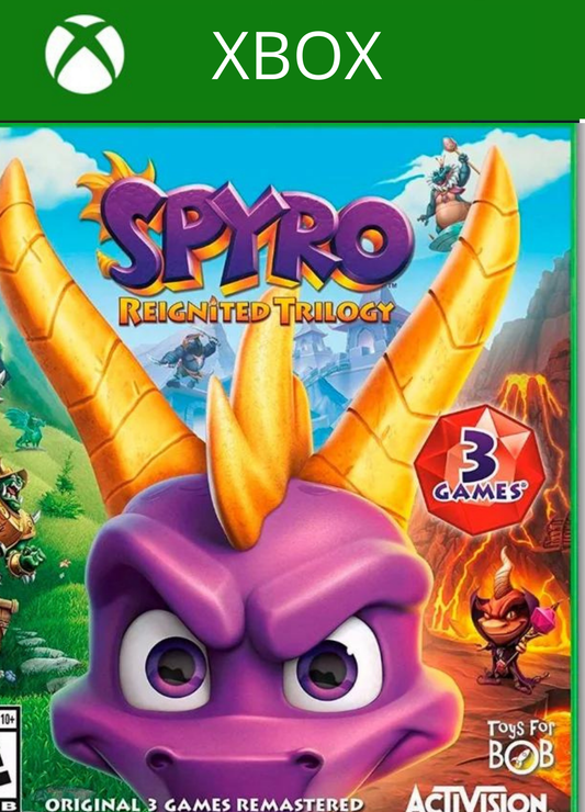 Spyro Reignited Trilogy Xbox One/Series Mídia Digital