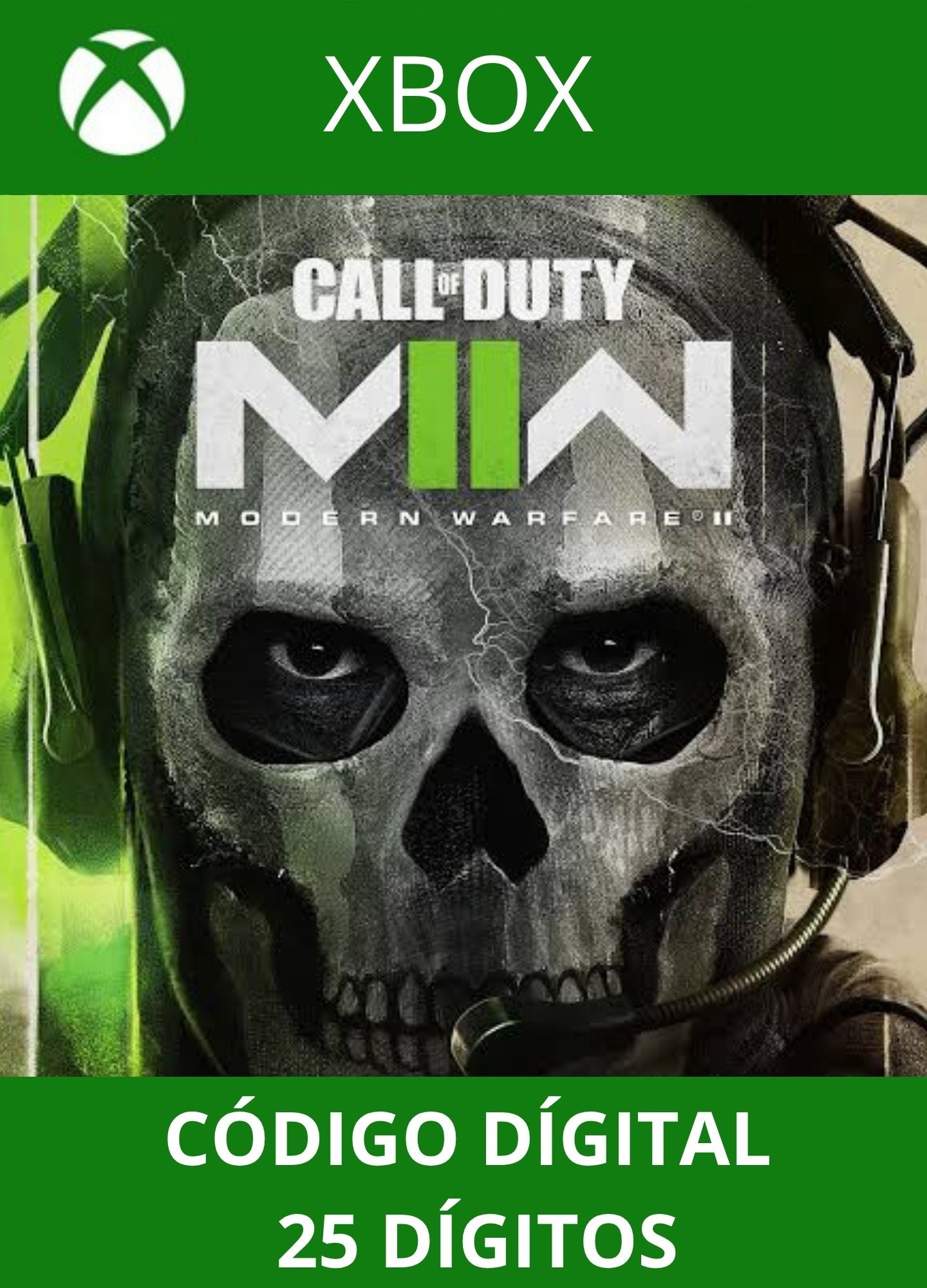Call of Duty Modern Warfare II Pacote Multigeração XBOX ONE/SERIES Código 25 Digítos