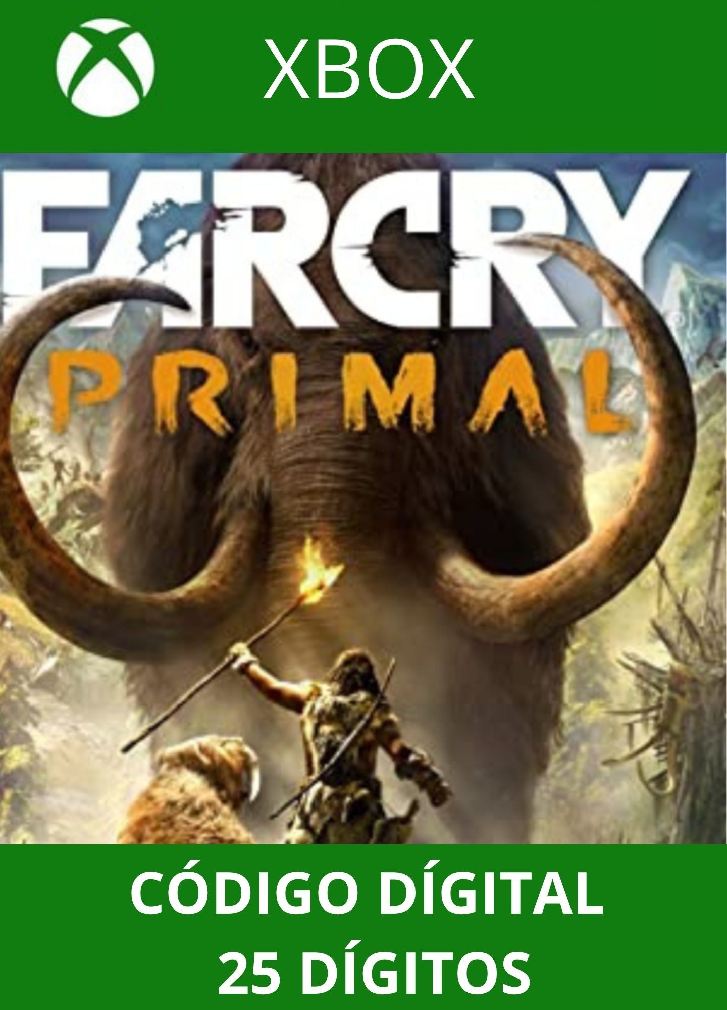 Far Cry Primal XBOX ONE/SERIES Código 25 Digítos
