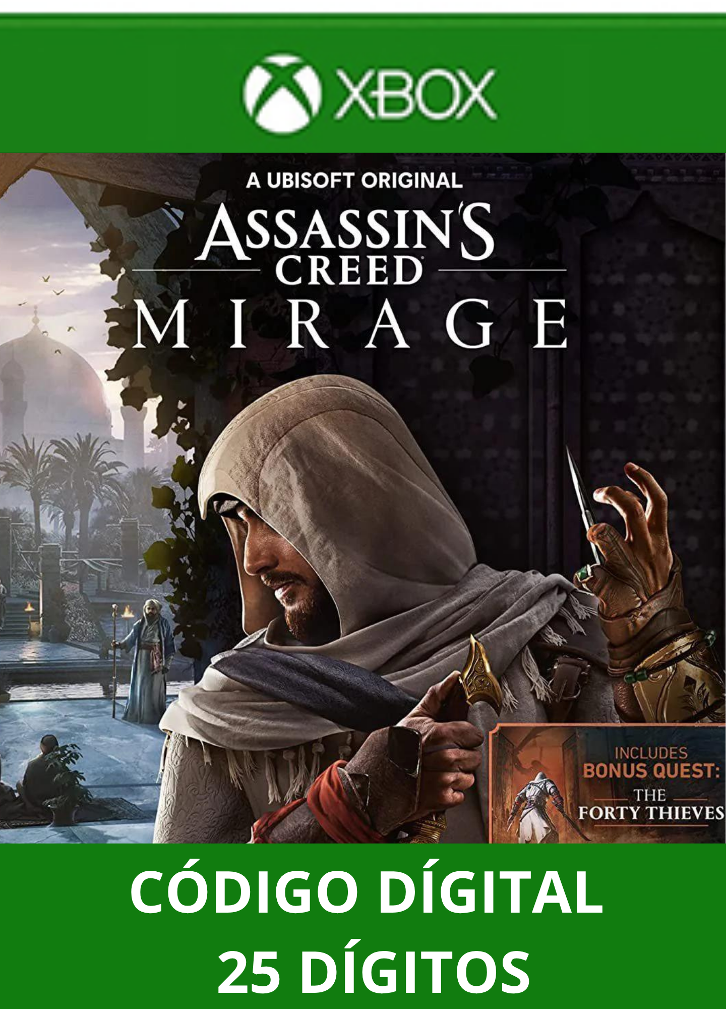 Assassin's Creed Mirage XBOX ONE/SERIES Código 25 Digítos