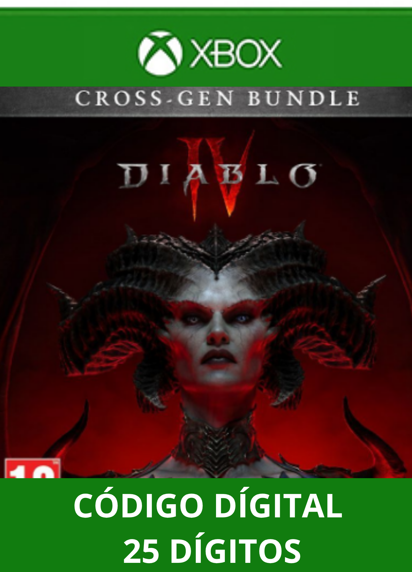 Diablo IV XBOX ONE/SERIES Código 25 Digítos