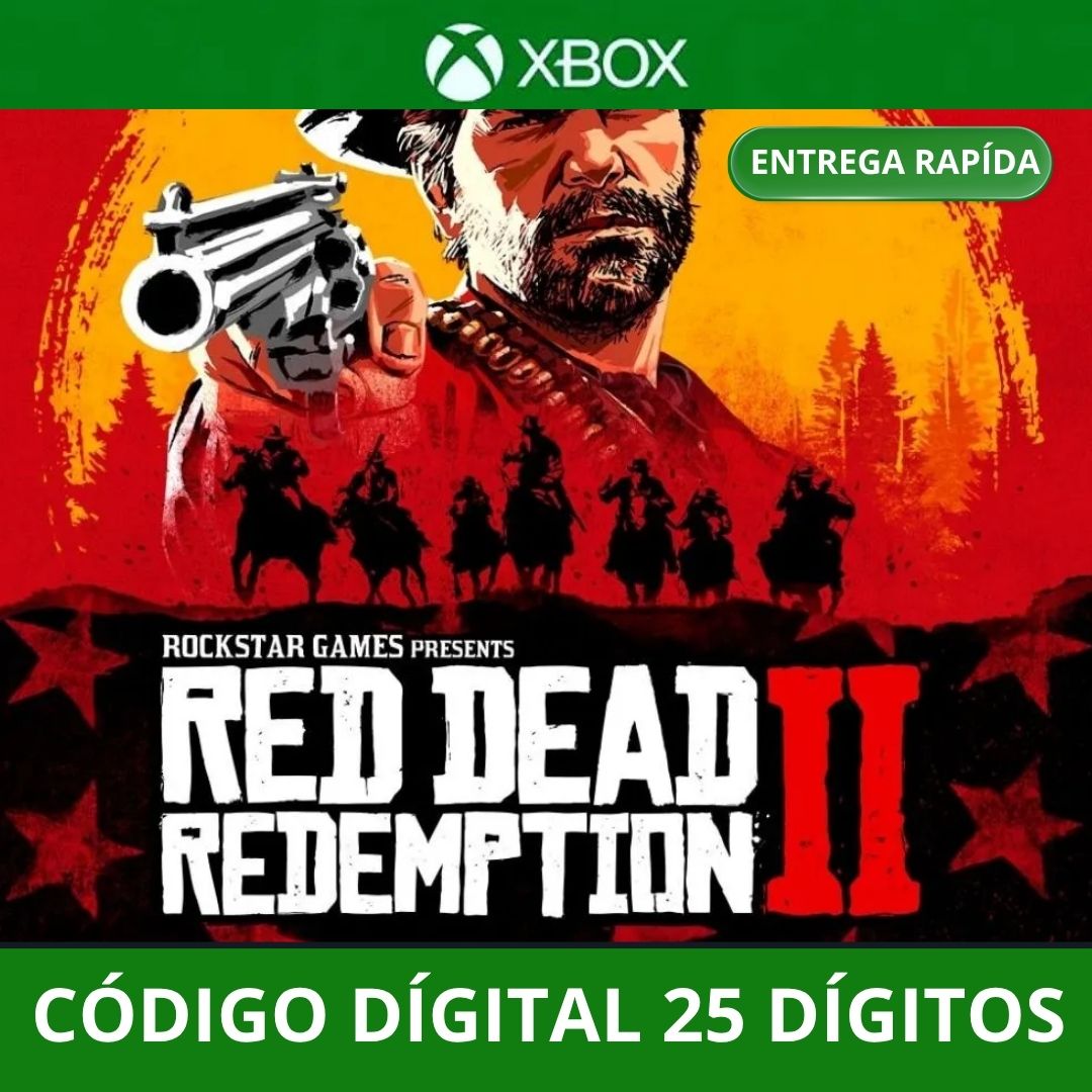 RED DEAD REDEMPTION 2 XBOX ONE/SERIES Código 25 Digítos