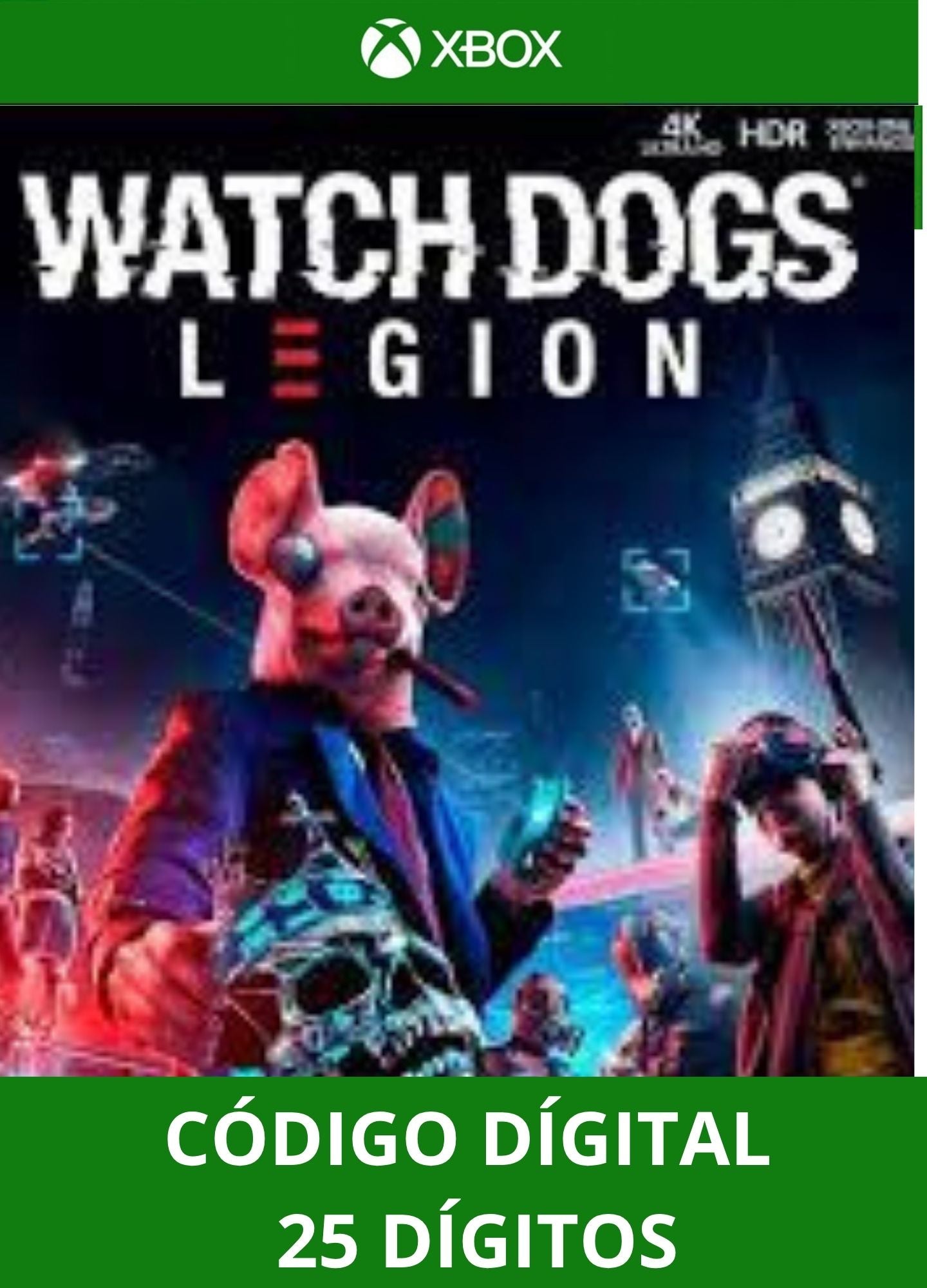 WATCH DOGS: LEGION XBOX ONE/SERIES Código 25 Digítos