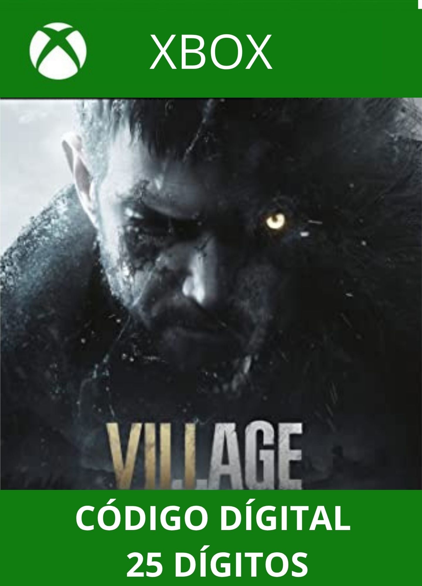 Resident Evil Village XBOX ONE/SERIES Código 25 Digítos