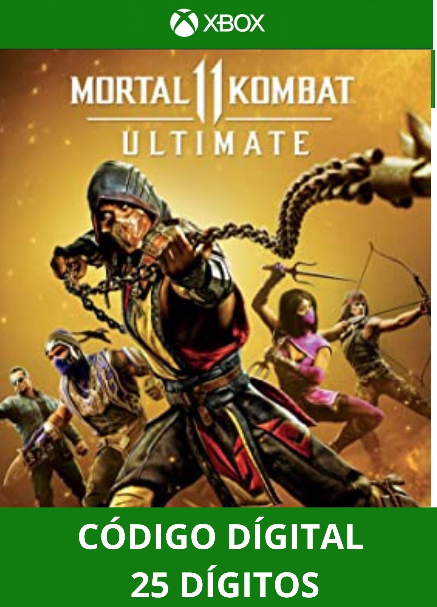 Mortal Kombat 11 Ultimate Aftermath XBOX ONE/SERIES Código 25 Digítos