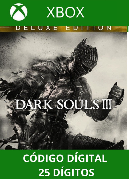 Dark souls 3 delux Xbox One/Series Código 25 Digítos