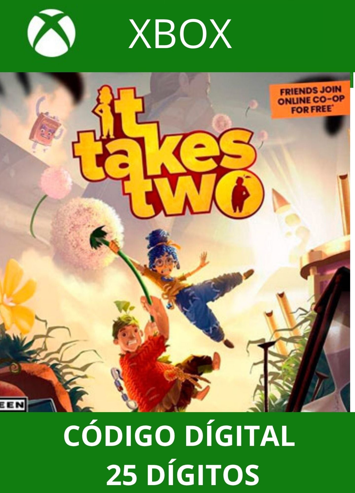 It Takes Two XBOX ONE/SERIES Código 25 Digítos