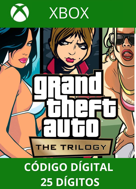 GTA Grand Theft Auto: The Trilogy - The Definitive Edition XBOX ONE/SERIES Código 25 Digítos