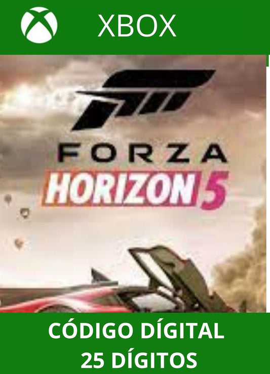FORZA HORIZON 5 XBOX ONE/SERIES Código 25 Digítos
