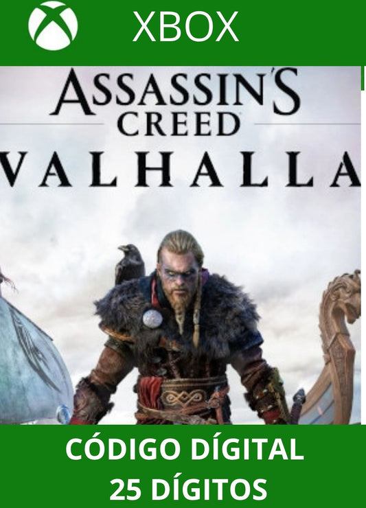 Assassin's Creed Valhalla XBOX ONE/SERIES Código 25 Digítos