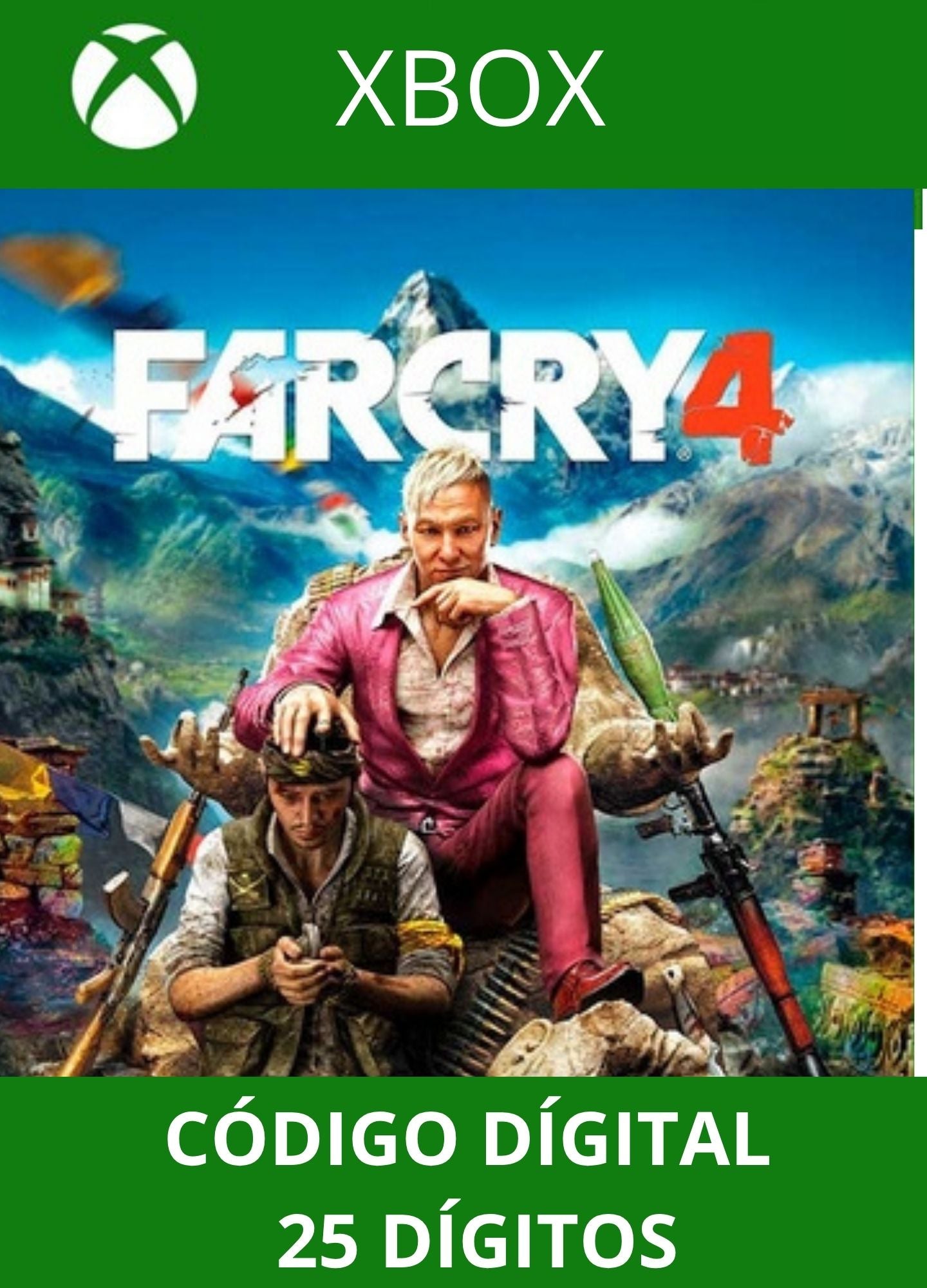 Far Cry 4 - XBOX ONE/SERIES Código 25 Digítos