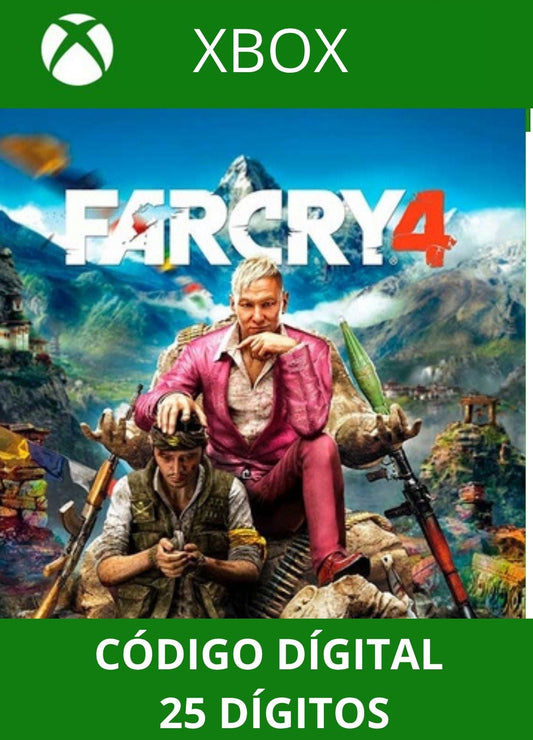 Far Cry 4 - XBOX ONE/SERIES Código 25 Digítos