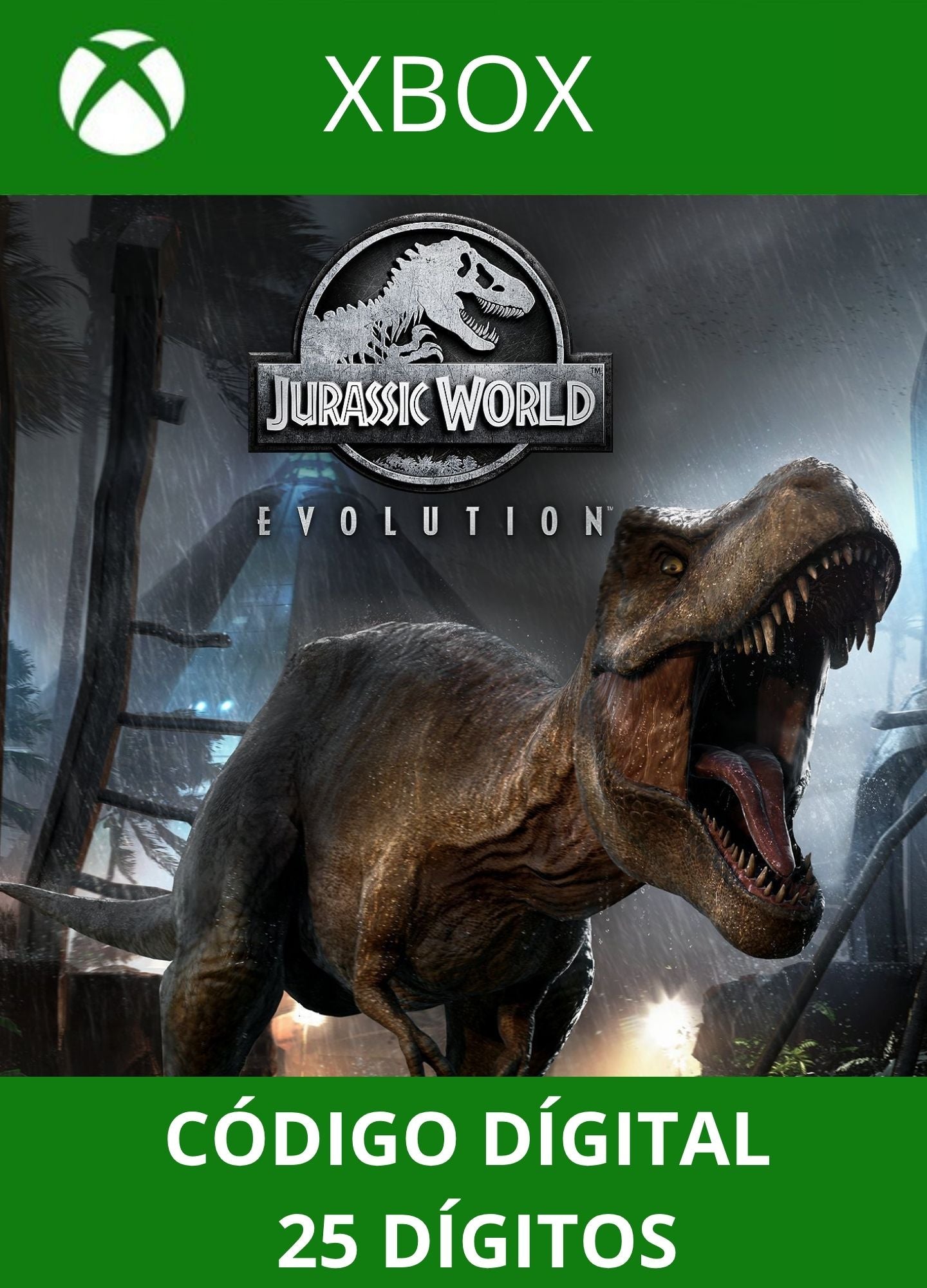 Jurassic World Evolution XBOX ONE/SERIES Código 25 Digítos