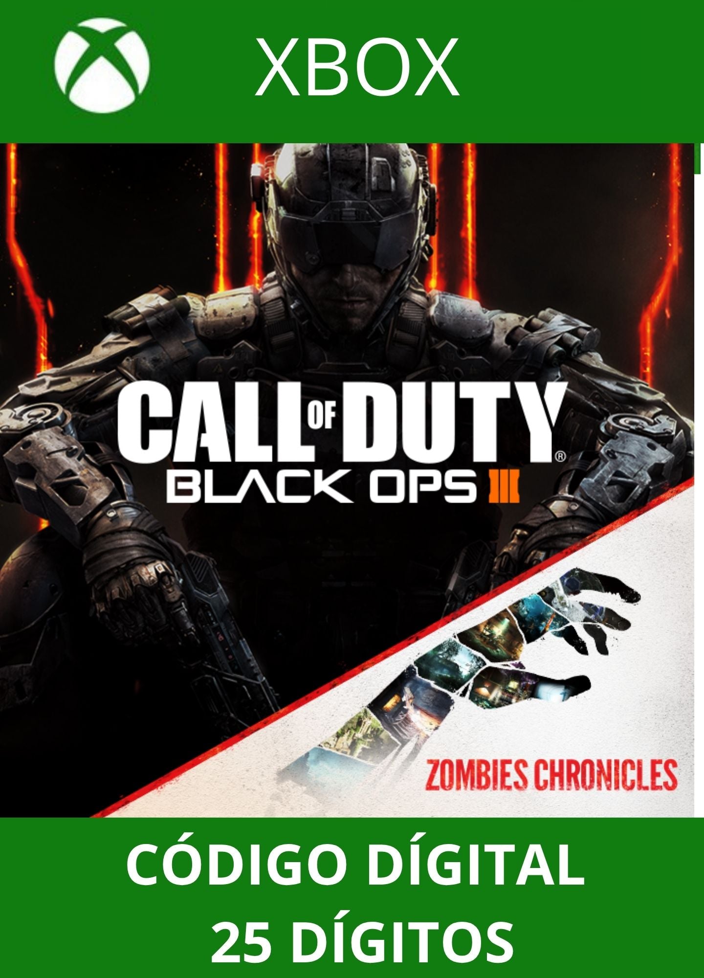 Call of Duty: Black Ops 3 XBOX ONE/SERIES Código 25 Digítos