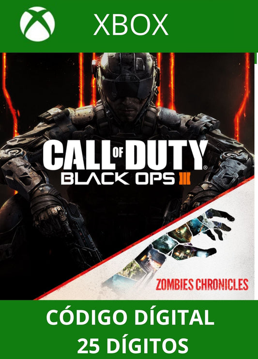 Call of Duty: Black Ops 3 XBOX ONE/SERIES Código 25 Digítos