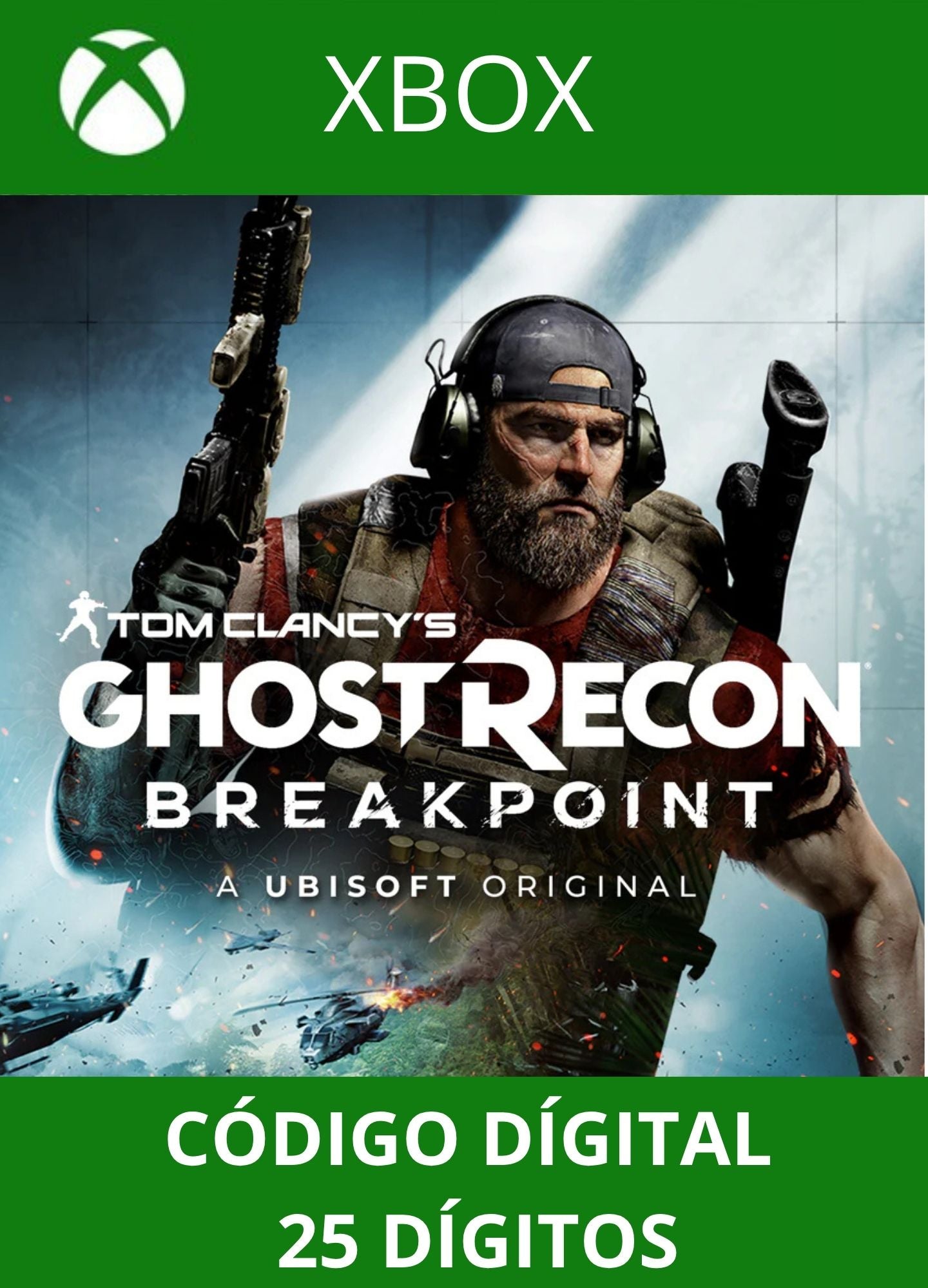 GHOST RECON BREAKPOINT XBOX ONE/SERIES Código 25 Digítos