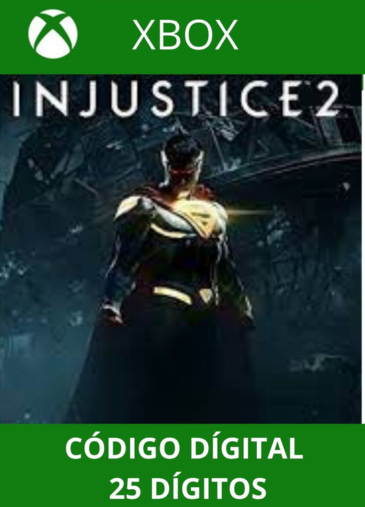 INJUSTICE 2 XBOX ONE/SERIES Código 25 Digítos