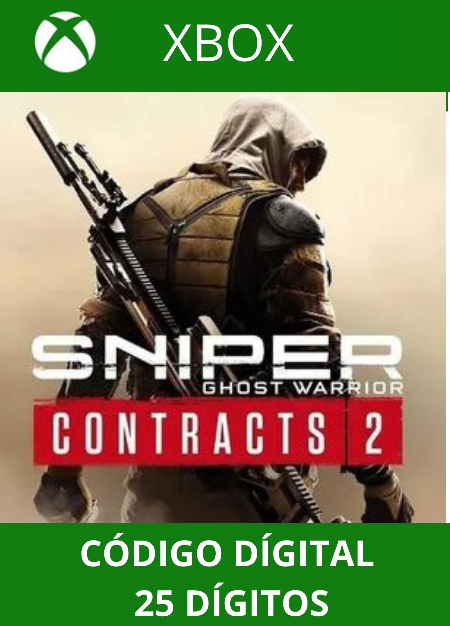 Sniper Ghost Warrior Contracts 2 XBOX ONE/SERIES Código 25 Digítos