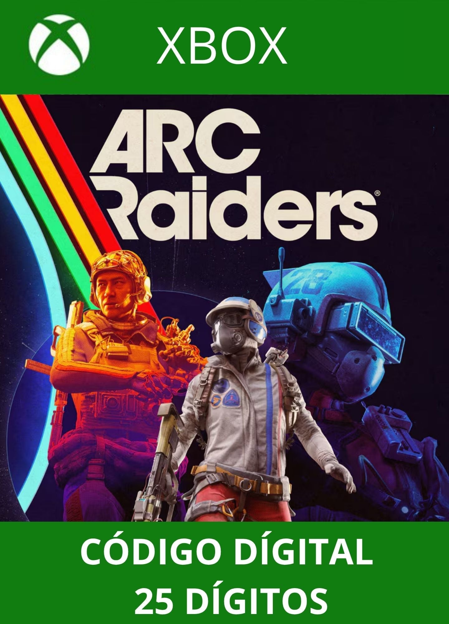 Arc Raiders Series S/X Código 25 Digítos