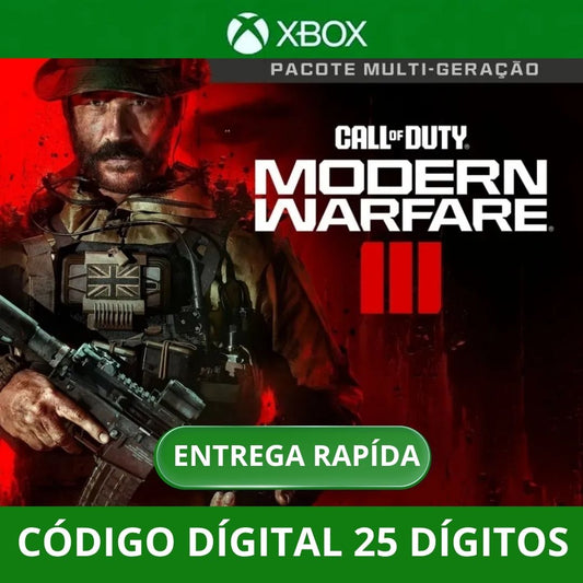 Call of Duty: Modern Warfare III 3 XBOX SERIES/ONE Código 25 Digítos