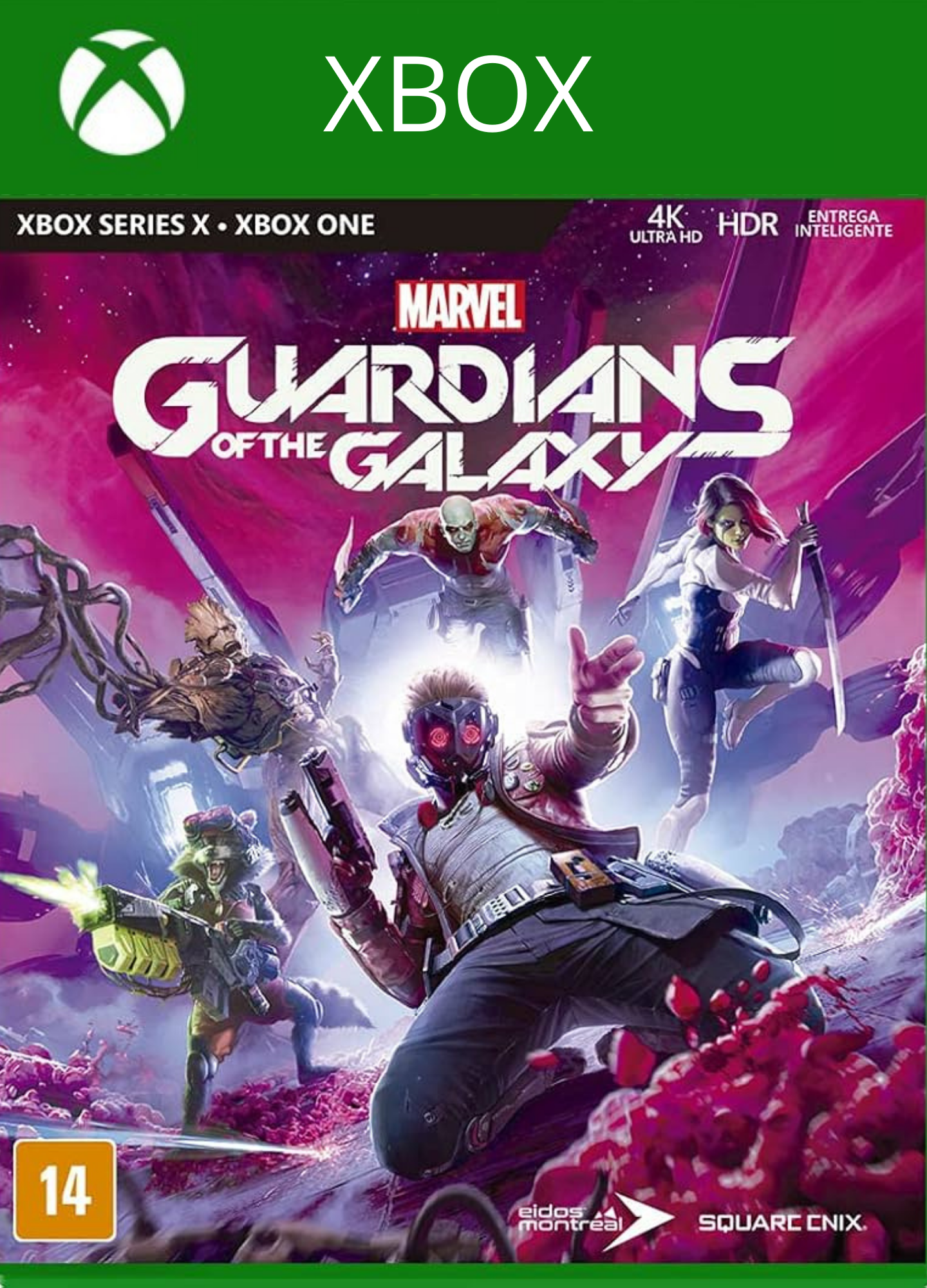 Guardiões Da Galáxia Da Marvel Xbox One/Series Mídia Digital