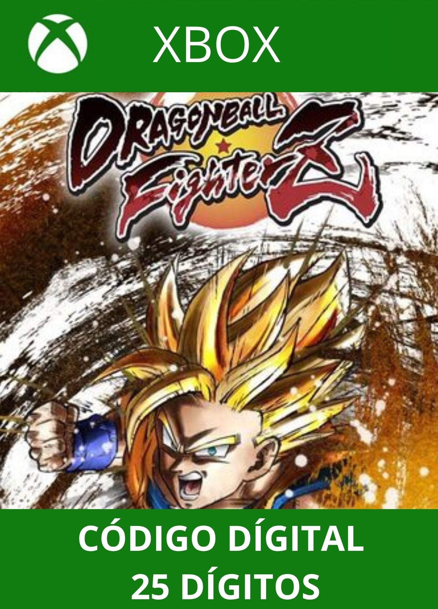 DRAGON BALL FIGHTERZ XBOX ONE/SERIES Código 25 Digítos