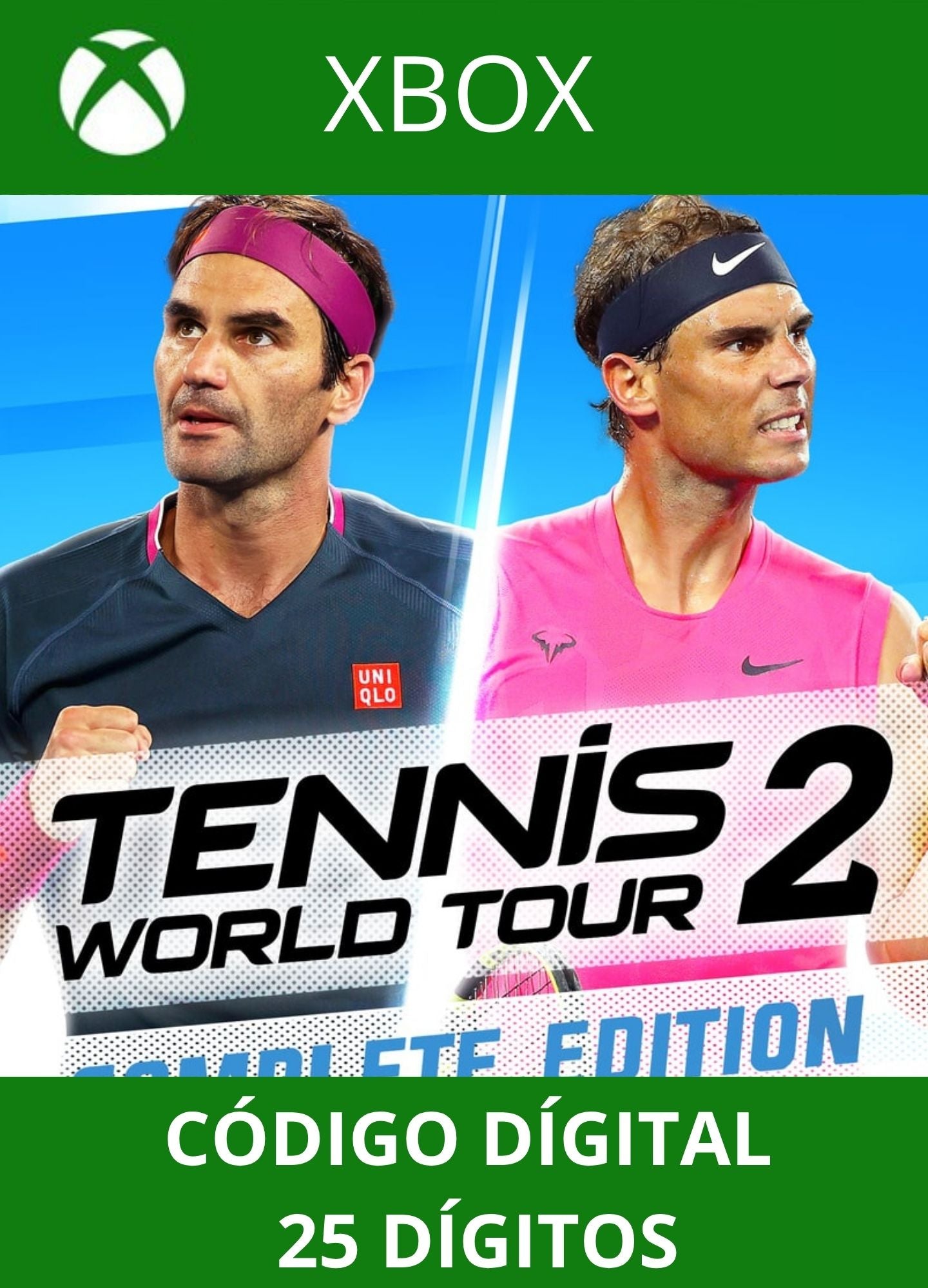 Tennis World Tour 2 XBOX ONE/SERIES Código 25 Digítos