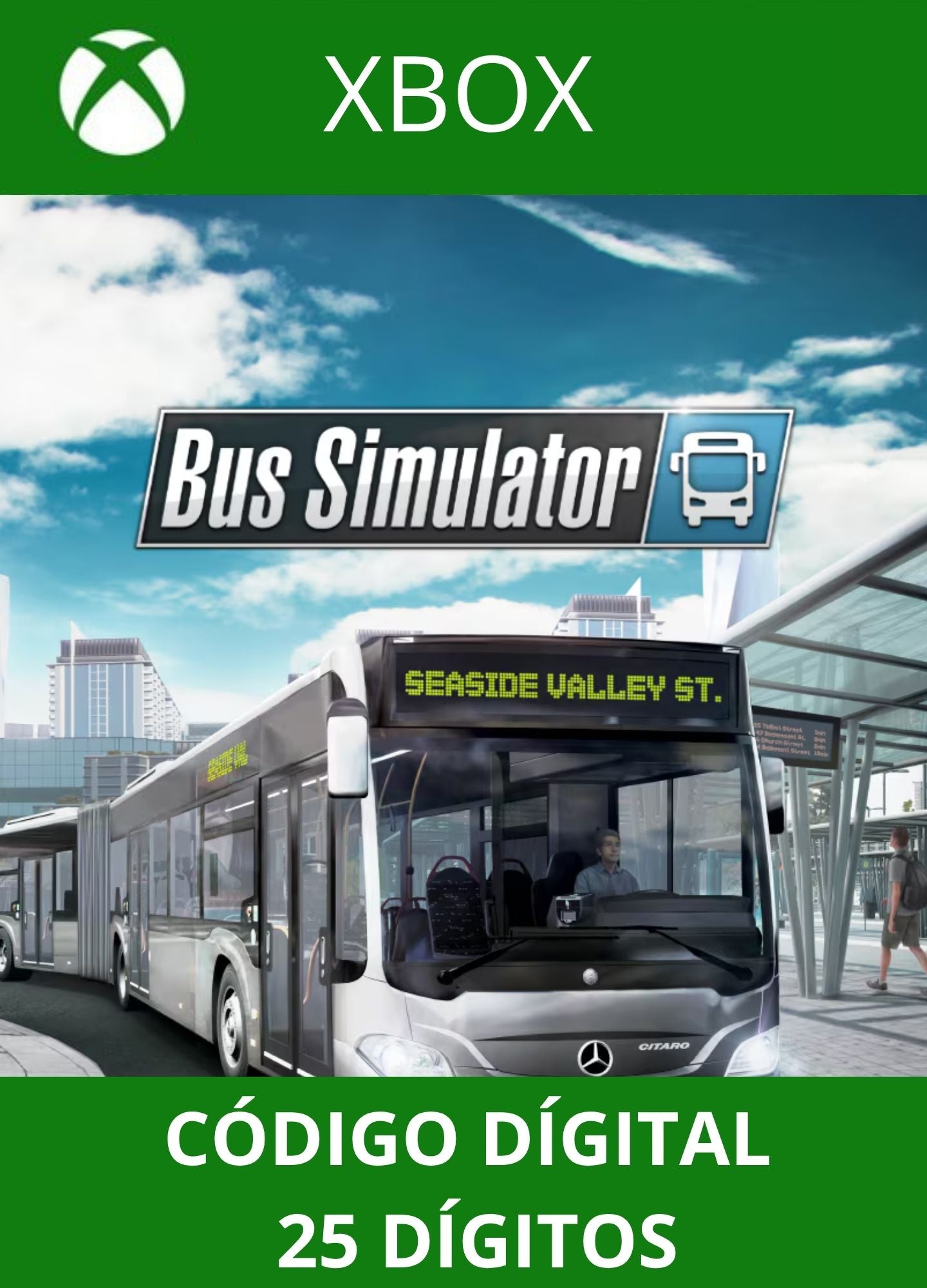 BUS SIMULATOR XBOX ONE/SERIES Código 25 Digítos