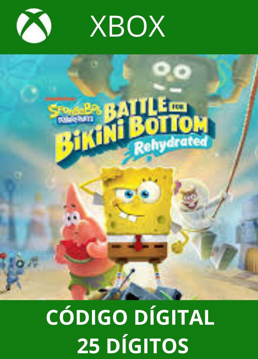 Bob Esponja Calça Quadrada: Battle for Bikini Bottom XBOX ONE/SERIES Código 25 Digítos
