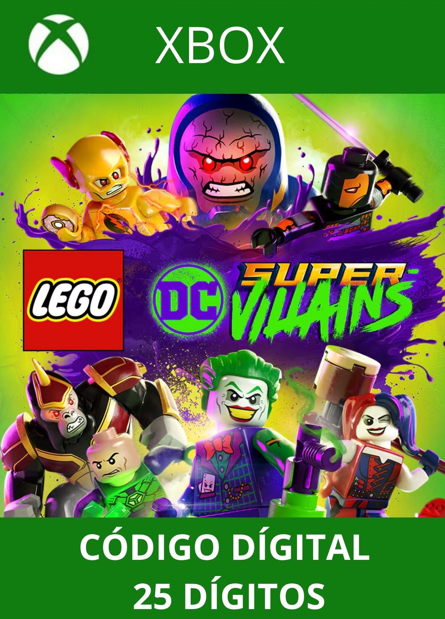 LEGO® DC Super-Villains XBOX ONE/SERIES Código 25 Digítos