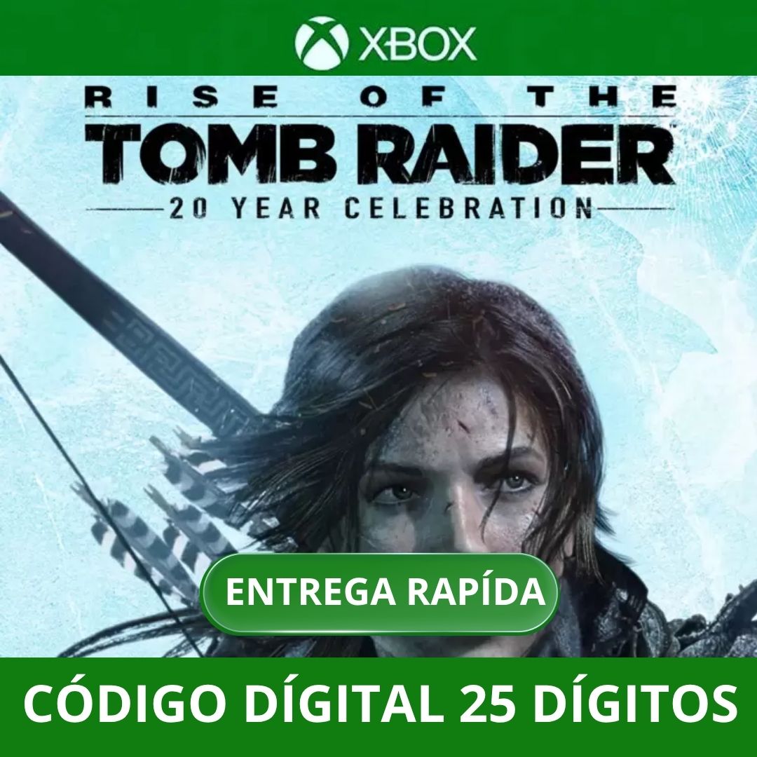 RISE OF THE TOMB RAIDER ANIVERSARIO DE 20 ANOS XBOX ONE/SERIES Código 25 Digítos
