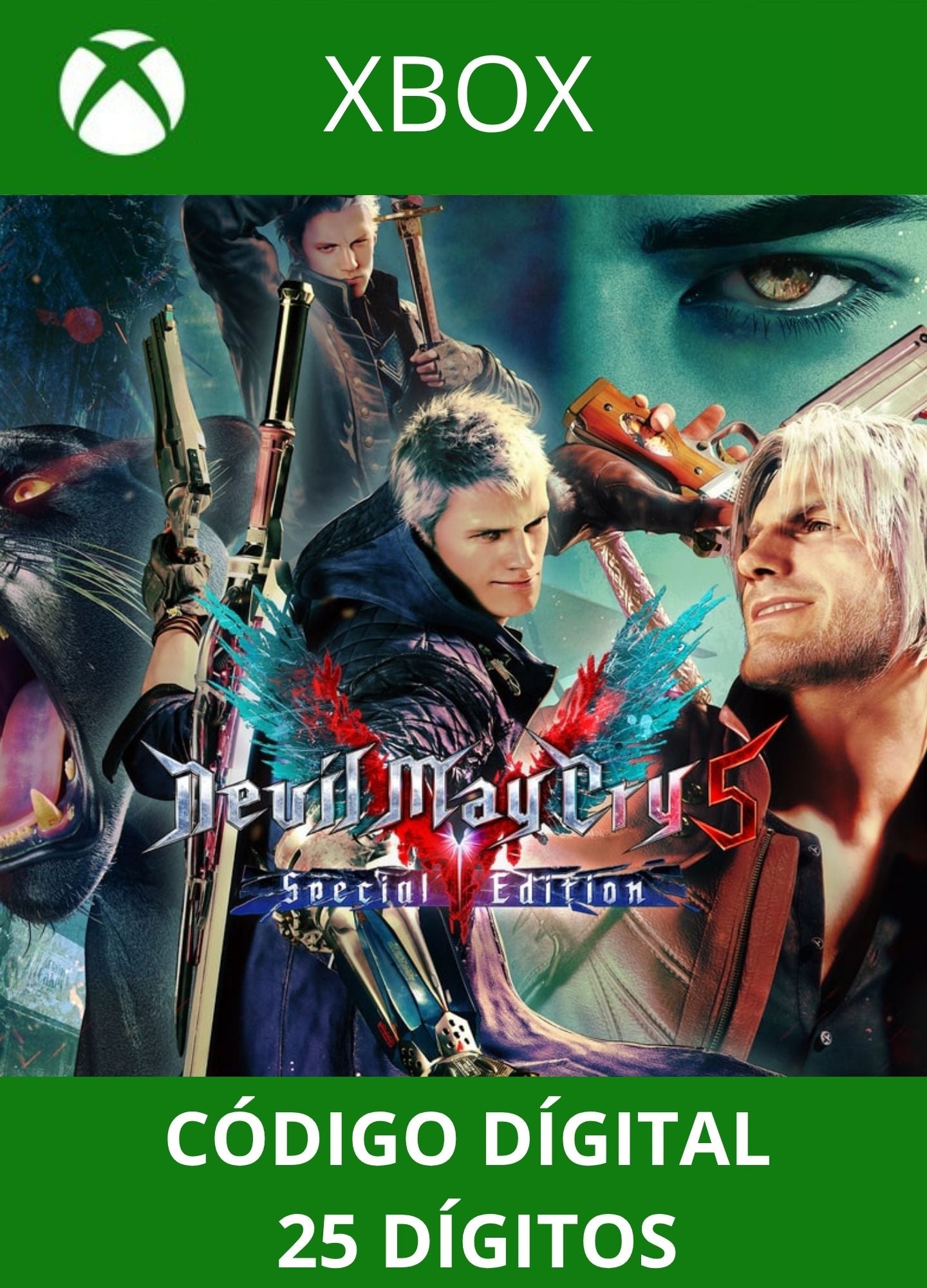 Devil May Cry 5 Special Edition XBOX SERIES Código 25 Digítos