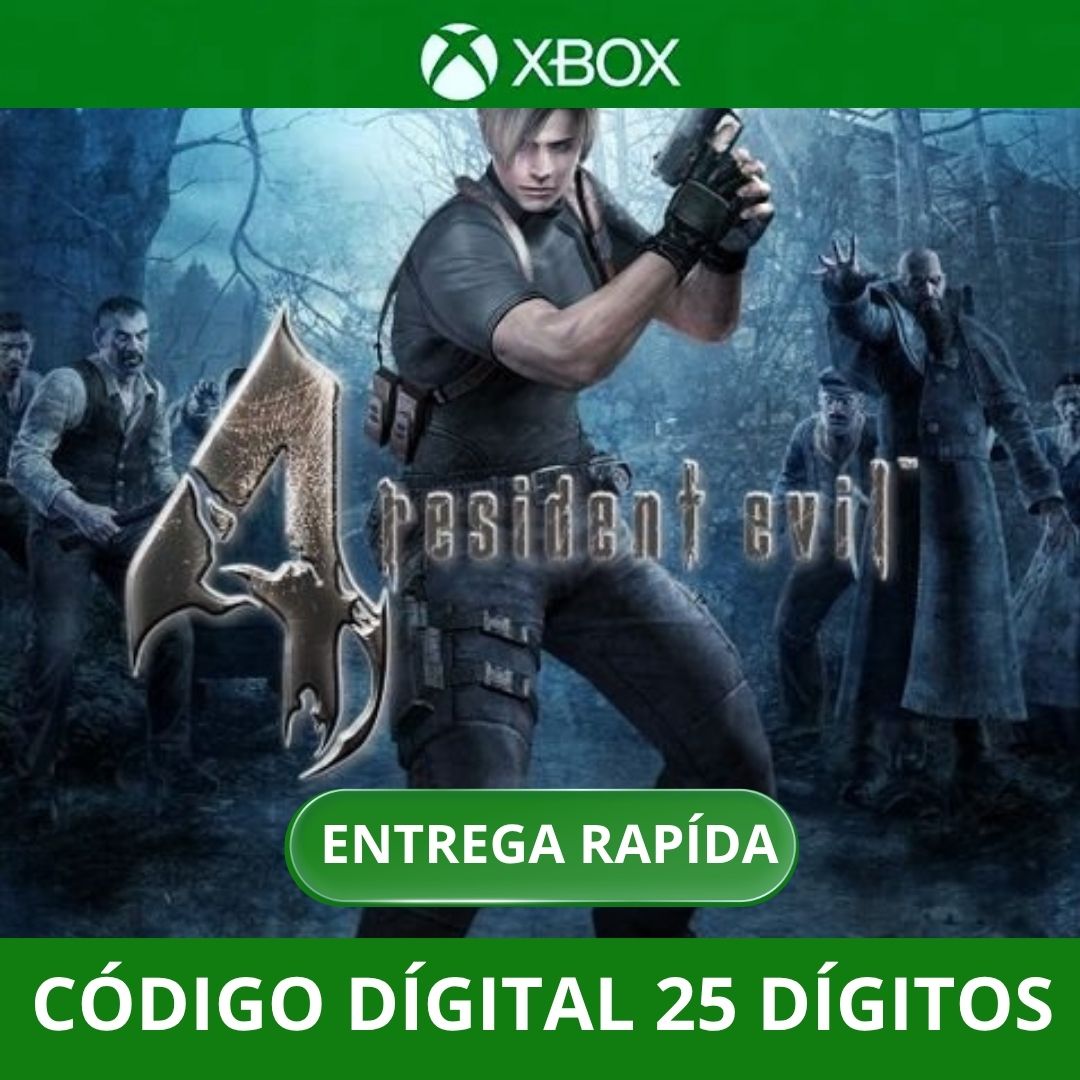 Resident Evil 4 Remake Xbox Series Código 25 Digítos