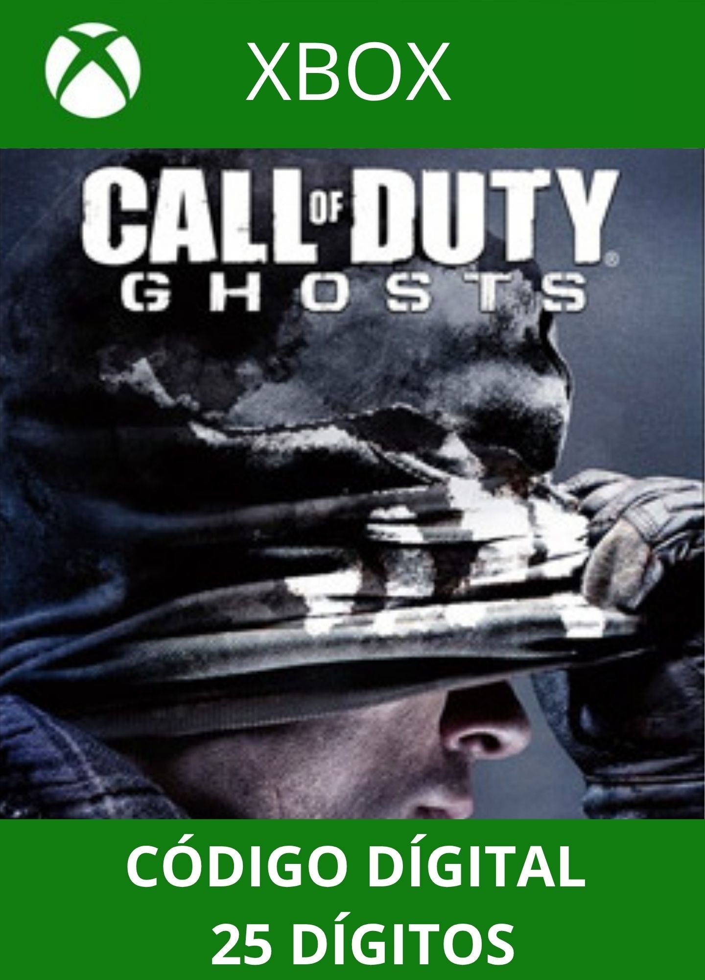 Call of Duty: Ghost XBOX ONE/SERIES Código 25 Digítos