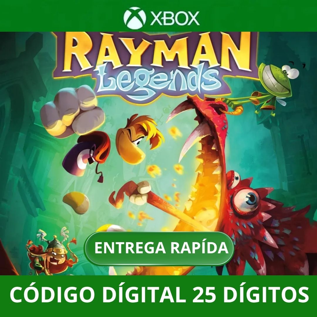 RAYMAN LEGENDS XBOX ONE/SERIES Código 25 Digítos