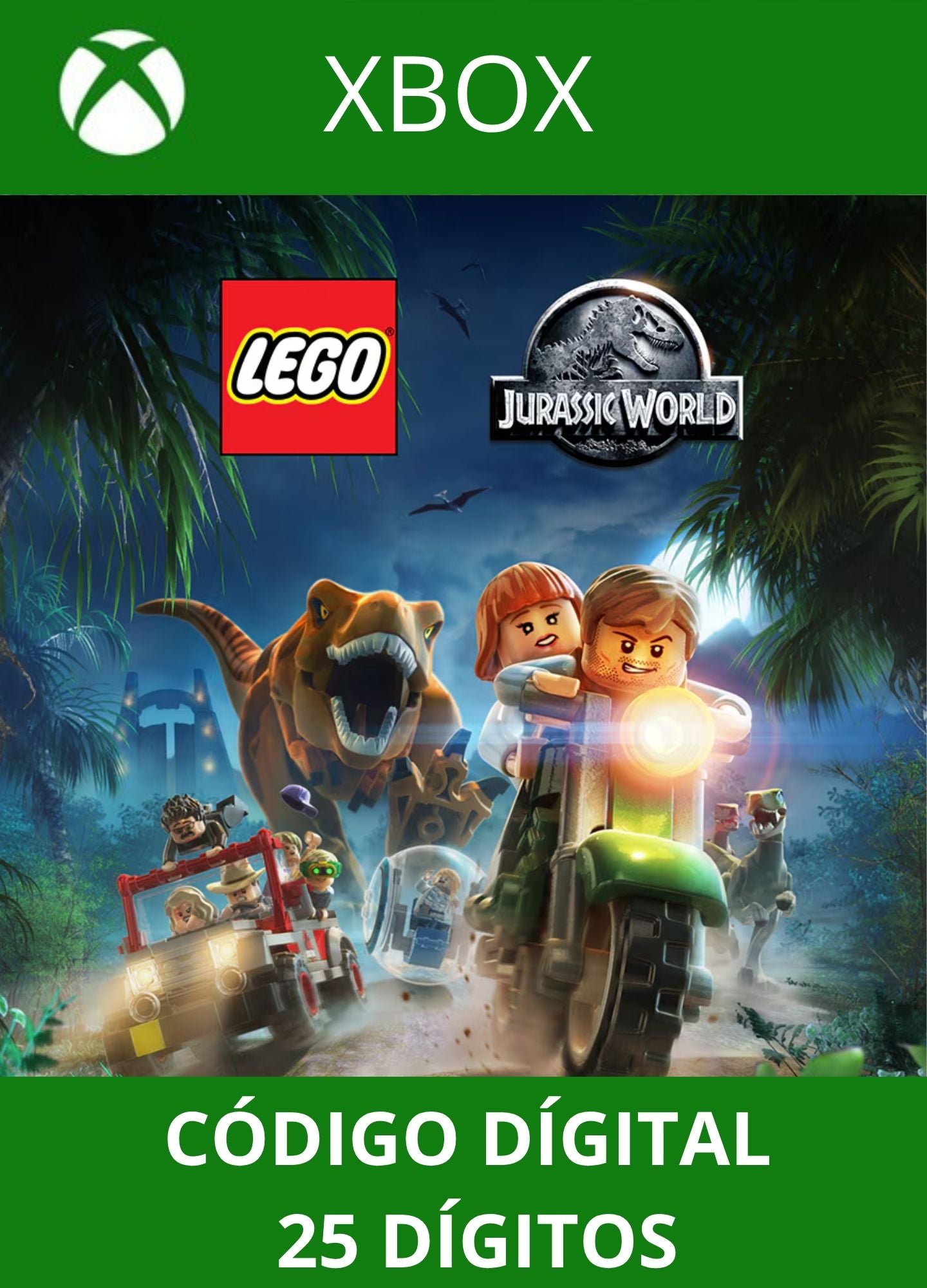 LEGO Jurassic World XBOX ONE/SERIES - Código 25 Digítos