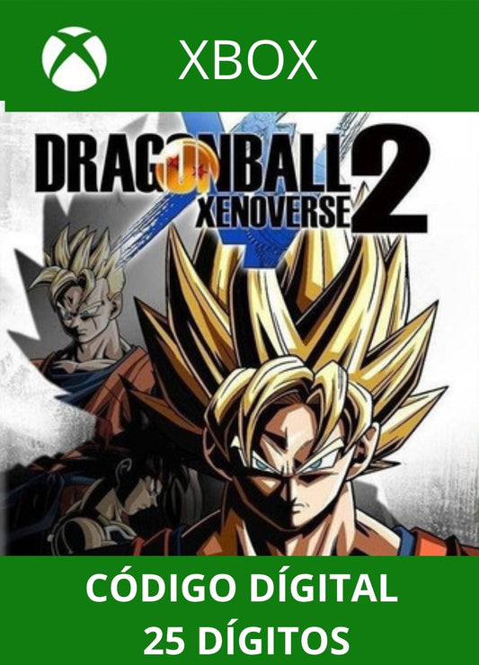 DRAGON BALL Xenoverse 2 XBOX ONE/SERIES Código 25 Digítos