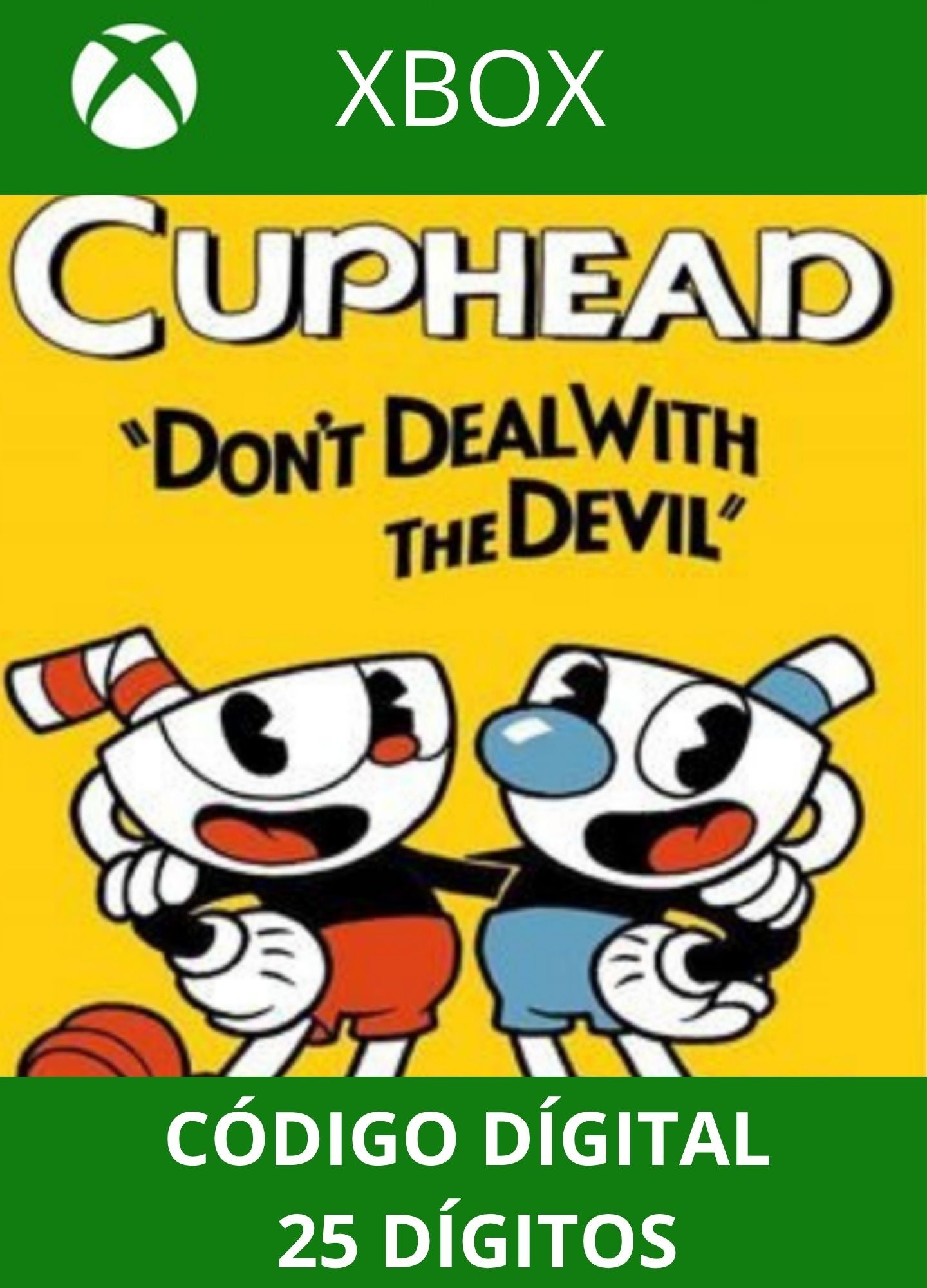 CupHead XBOX ONE/SERIES Código 25 Digítos