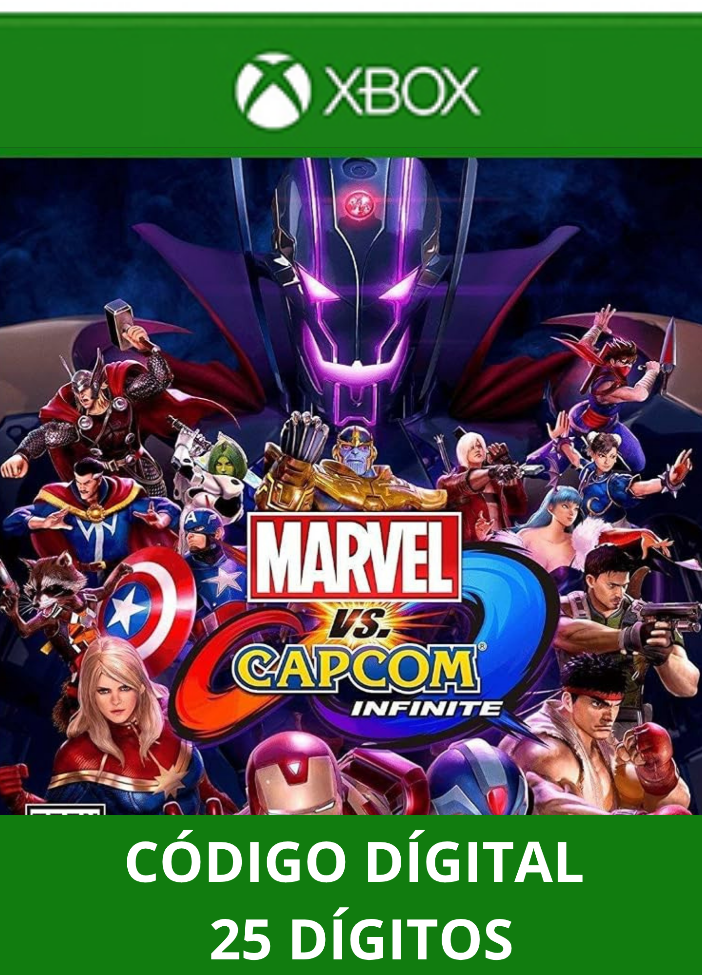 MARVEL VS. CAPCOM: INFINITE - XBOX ONE/SERIES Código 25 Digítos