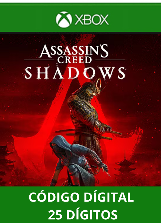 Assassin's Creed Shadows XBOX SERIES Código 25 Digítos