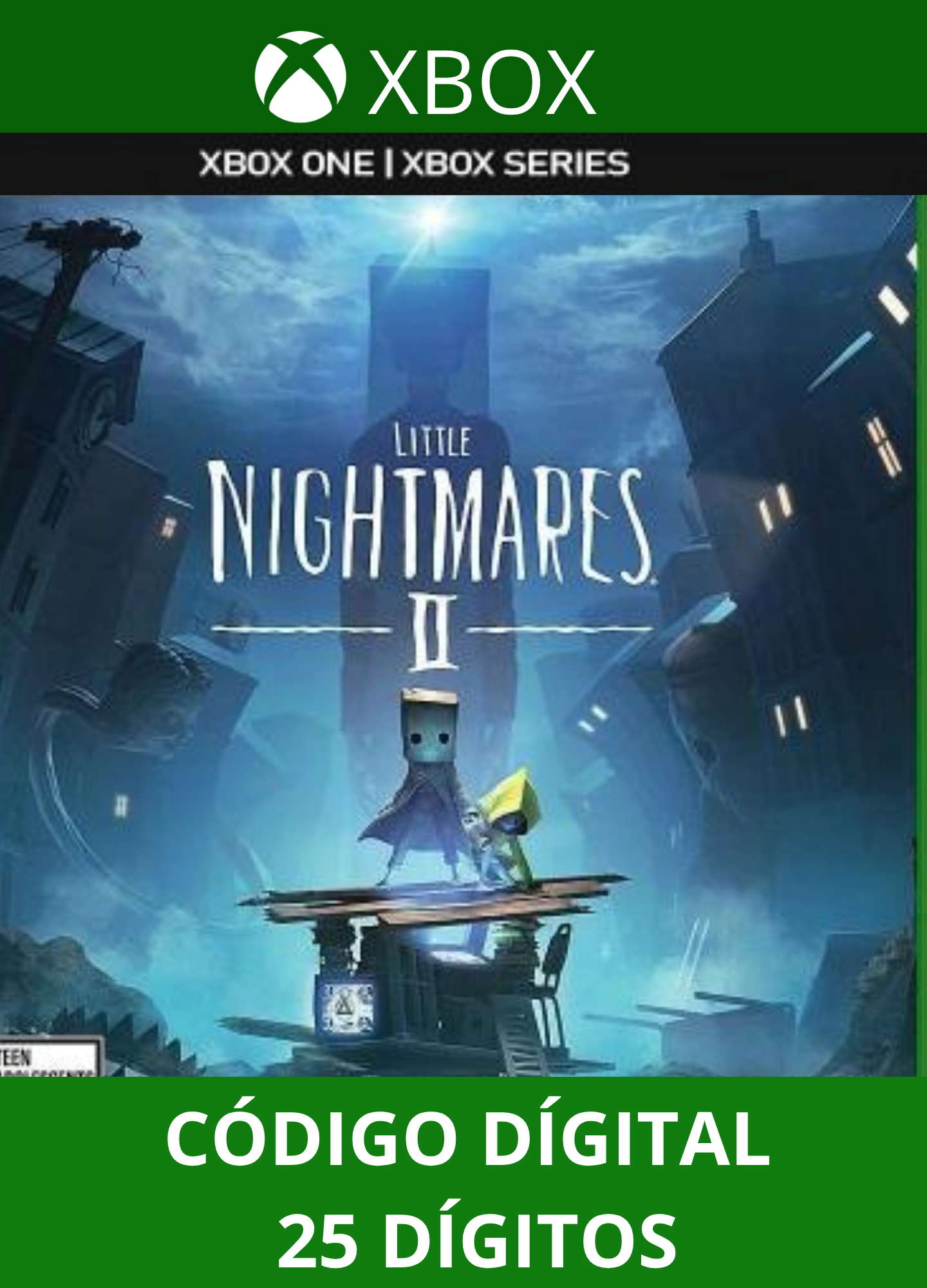 Little Nightmares II - XBOX ONE/SERIES Código 25 Digítos